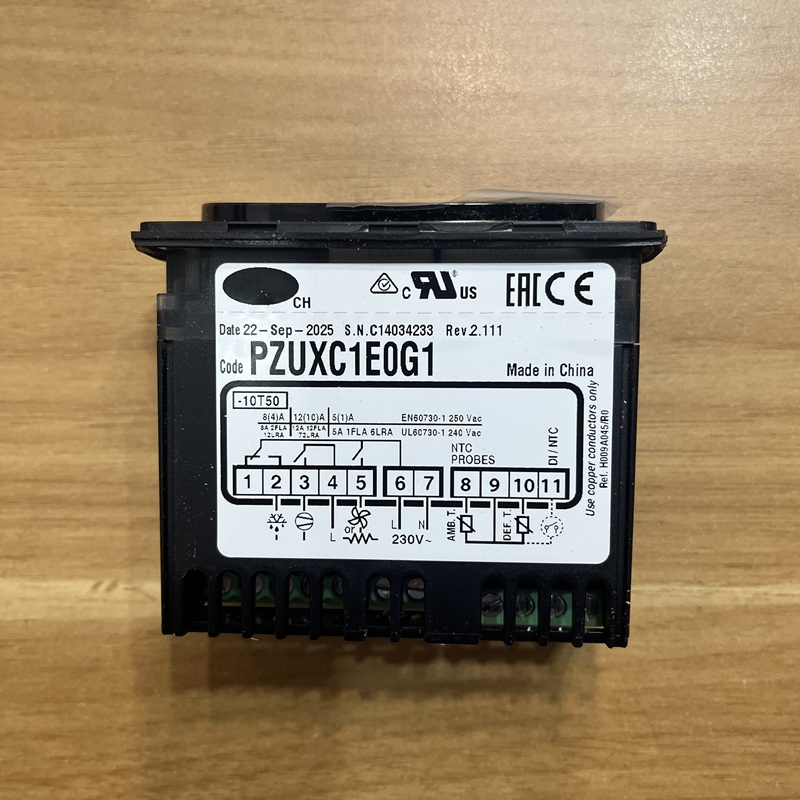PZUXC1E0G1 Thermostat – Wiring Terminal Side (Model & Wiring Diagram)