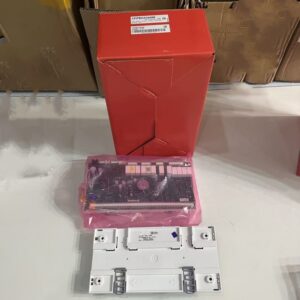 Red box with control board and base accessories