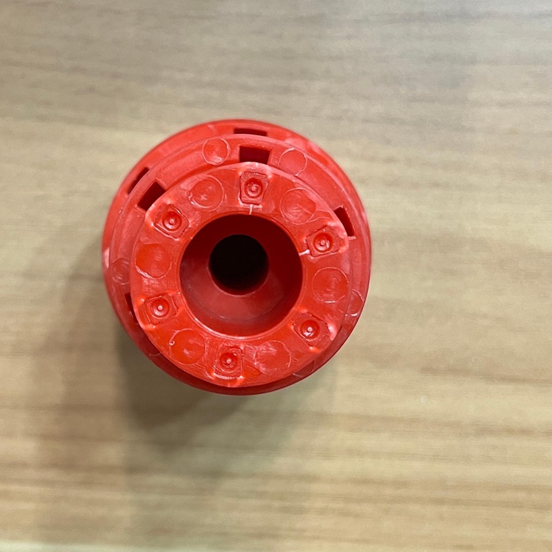 Close-up of the actuator's magnetic interface