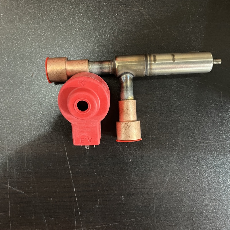 Coil sleeved onto the valve body, showing assembly