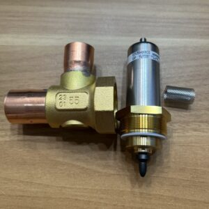 Split valve body & actuator, 3-way brazed copper connections