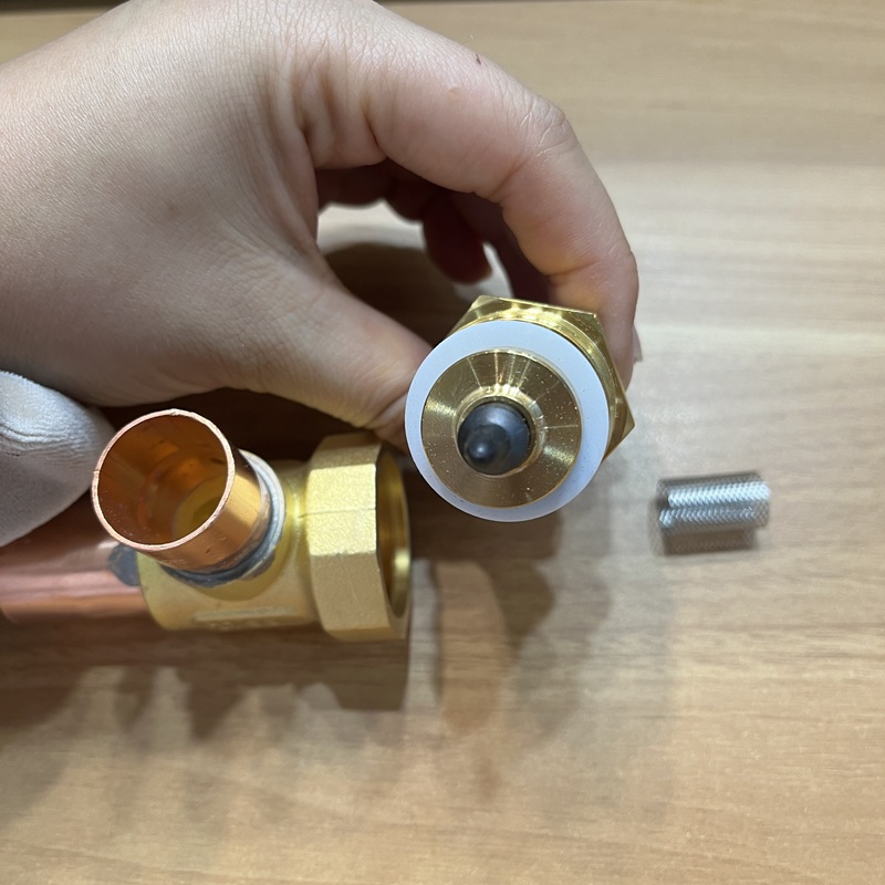 Bottom shot of actuator, needle & sealing face