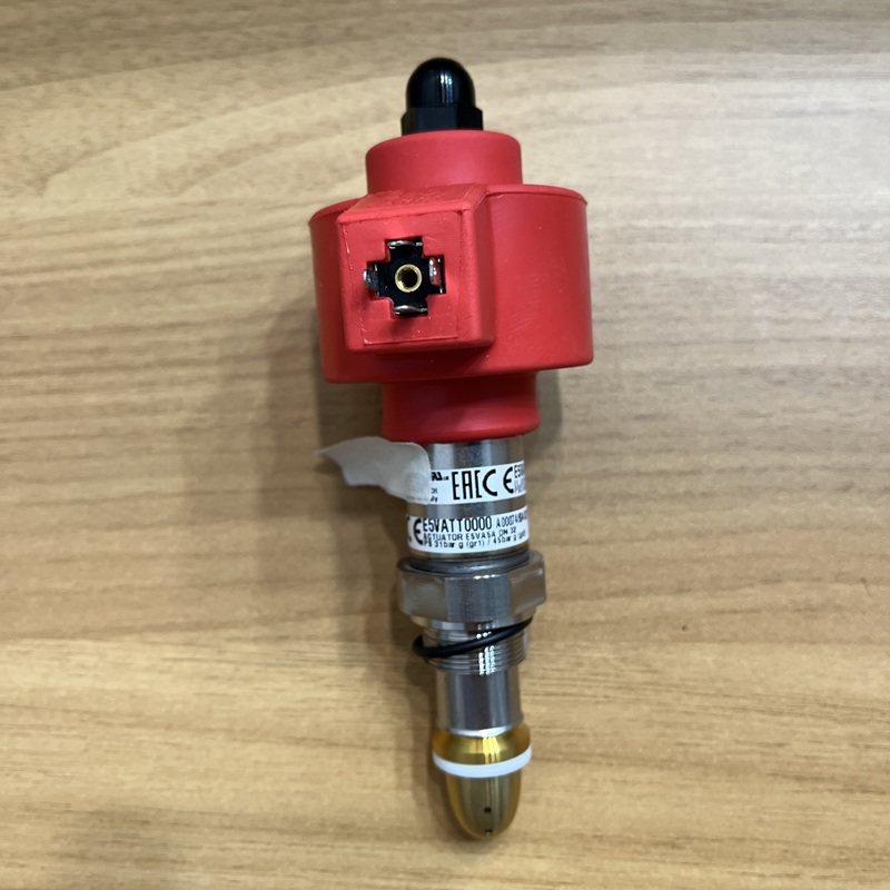 Electronic expansion valve actuator, red coil & stainless steel valve stem
