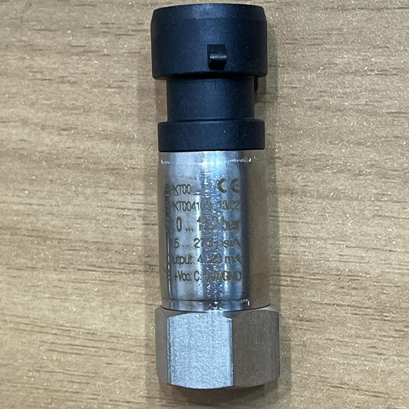 Oblique close-up of a single pressure sensor