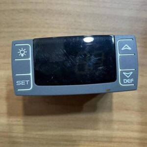 Front view of the temperature controller with display and function keys.