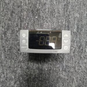Front display and operation panel of temperature controller