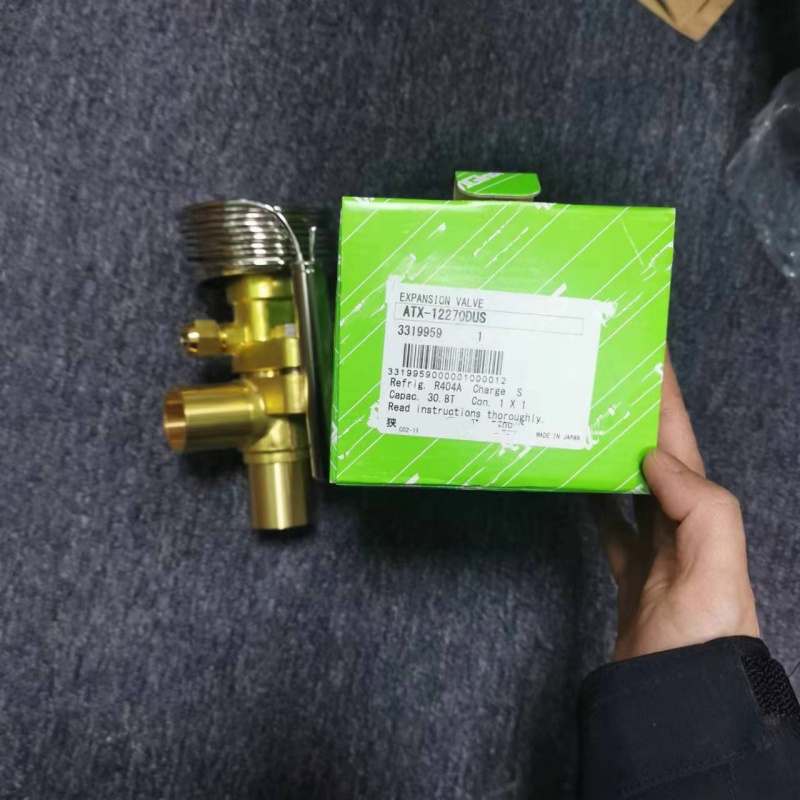 Thermostatic expansion valve and green outer packing box