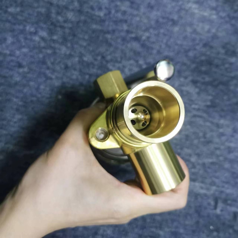 Close-up of valve core inner cavity