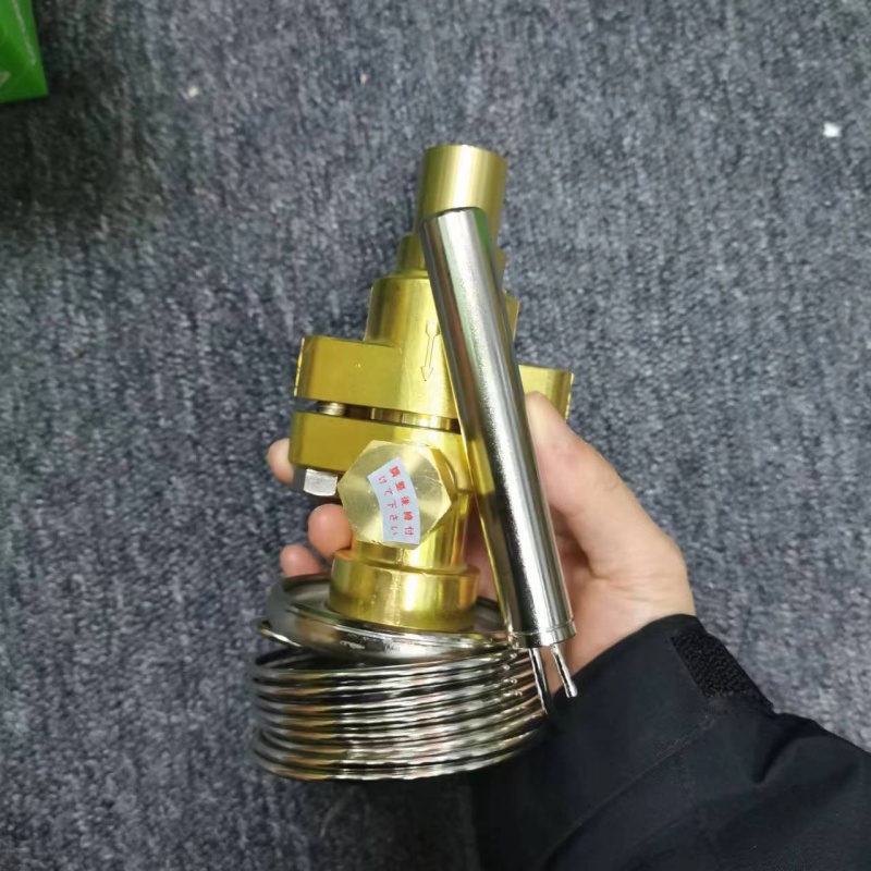 Real shot of marked side of expansion valve body