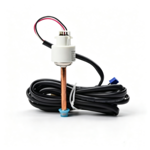 Pressure sensor with extended copper tube connection and signal transmission cable